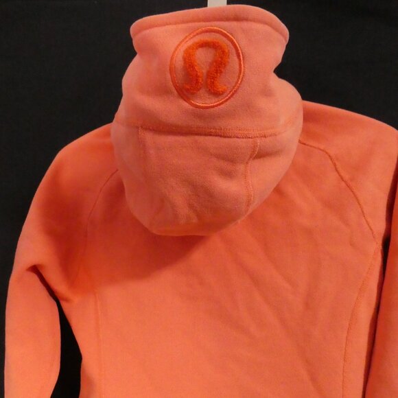 LULULEMON | see measurements | Orange and Brown Classic Heavyweight Scuba Hoodie - Picture 11 of 16